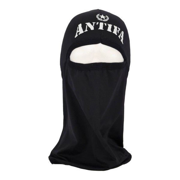 Fullface Μαύρο με Σχέδιο Antifa