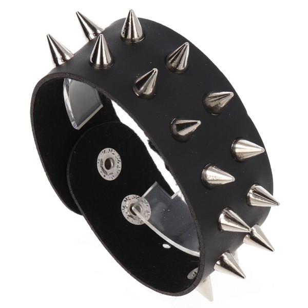 Βραχιόλι Δερματίνη με Τρουκς