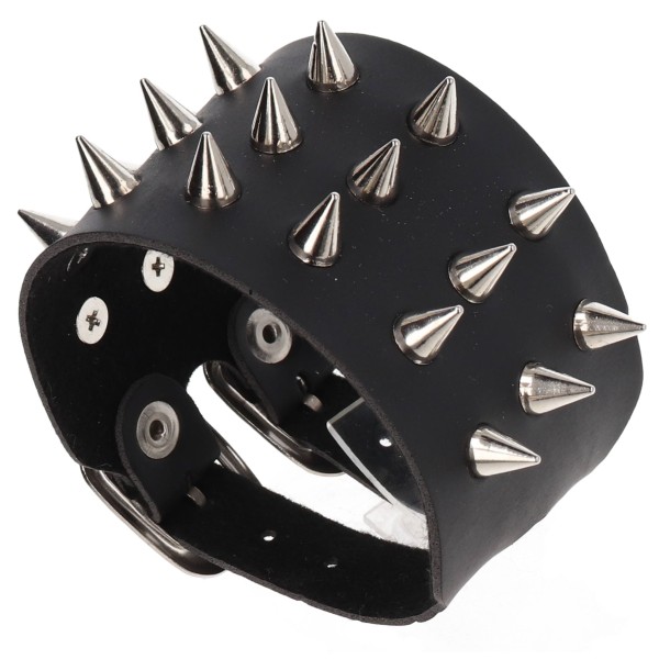 Βραχιόλι Περικάρπιο Δερματίνη Με Τρουκς