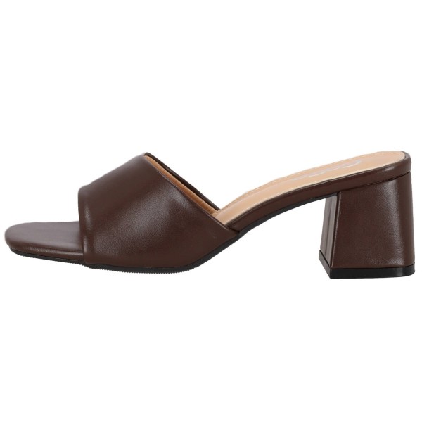 Gogo Shoes Mules Με Χοντρό Τακούνι από Δερματίνη Γυναικεία παπούτσια