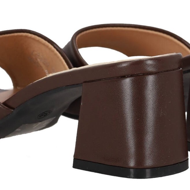 Gogo Shoes Mules Με Χοντρό Τακούνι από Δερματίνη