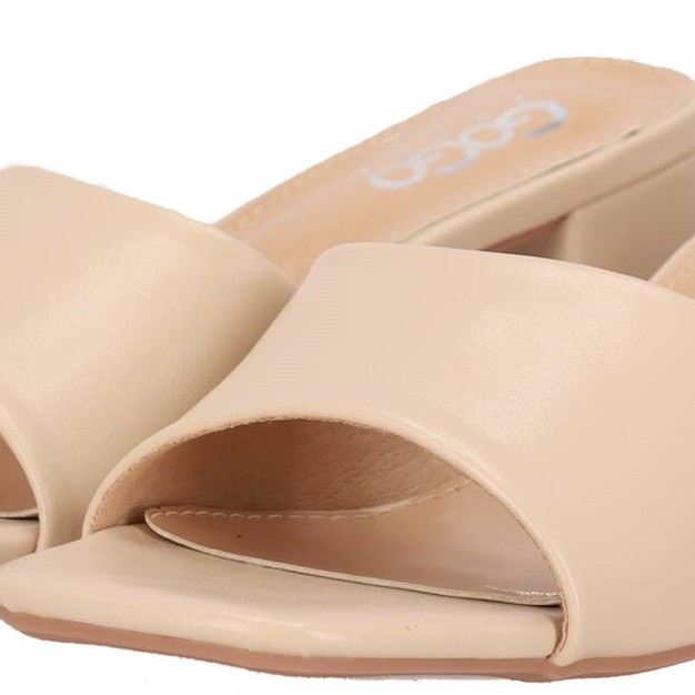Gogo Shoes Mules Με Χοντρό Τακούνι από Δερματίνη
