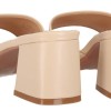 Gogo Shoes Mules Με Χοντρό Τακούνι από Δερματίνη