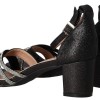 CHC SHOES Γυναικείο Πέδιλο με Τετράγωνο Τακούνι και Λεπτομέρεια Στρας