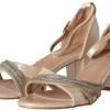CHC SHOES Γυναικείο Πέδιλο με Τετράγωνο Τακούνι και Λεπτομέρεια Στρας