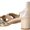 CHC SHOES Γυναικείο Πέδιλο με Τετράγωνο Τακούνι και Λεπτομέρεια Στρας