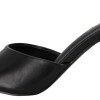 Ideal Shoes Γυναικείο Mules Mε Λεπτό Τακούνι από Δερματίνη