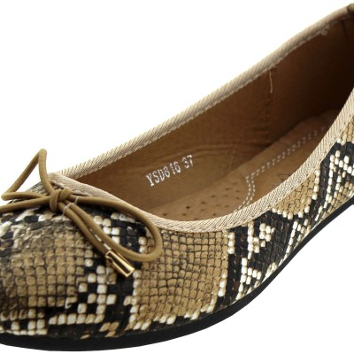 Diamantique Γυναικείες Μπαλαρίνες - Snake Print