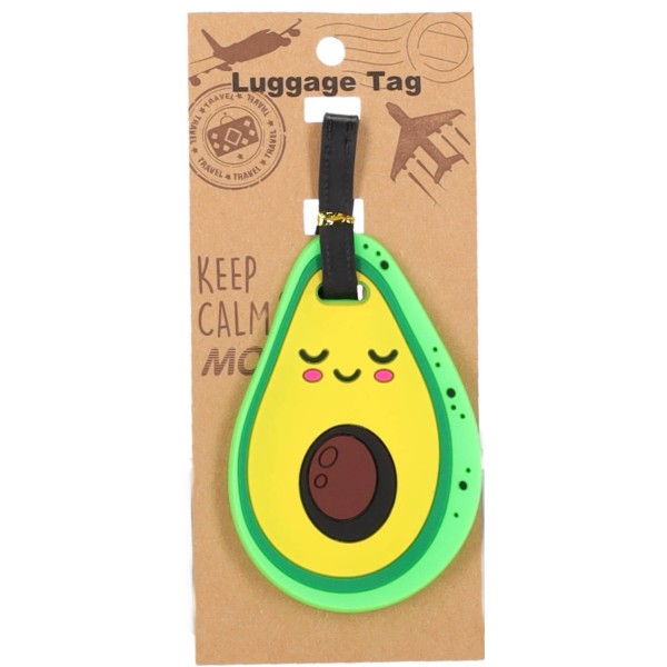 Luggage Tag Ετικέτα Βαλίτσας -Avocado