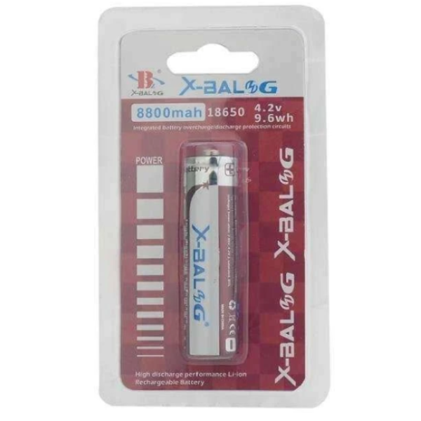 Eπαναφορτιζόμενη Μπαταρία Li-ion X-Balong 18650 8800 mAh 4.2V