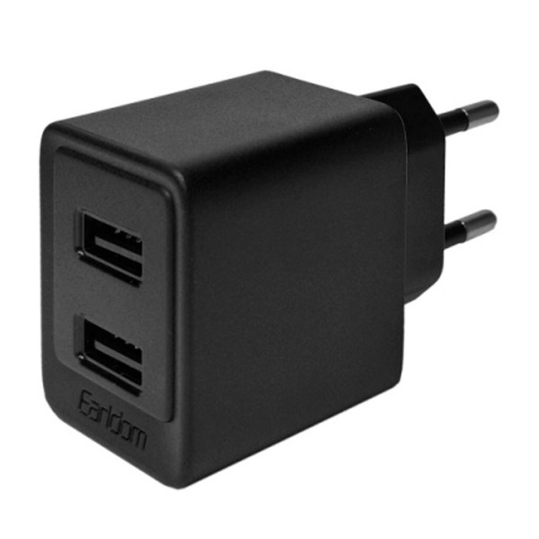 Earldom ES-EU44 Αντάπτορας με 2 Θύρες USB-A 12W Αξεσουάρ Κινητών/Tablet