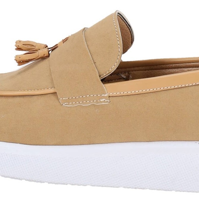 Aslan Oglou Aνδρικά Loafers Suede με Chunky Σόλα