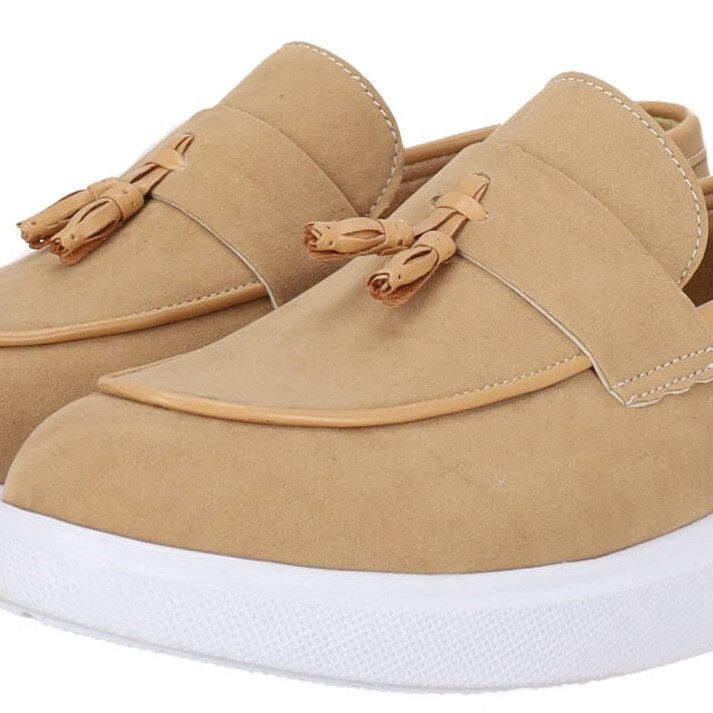 Aslan Oglou Aνδρικά Loafers Suede με Chunky Σόλα
