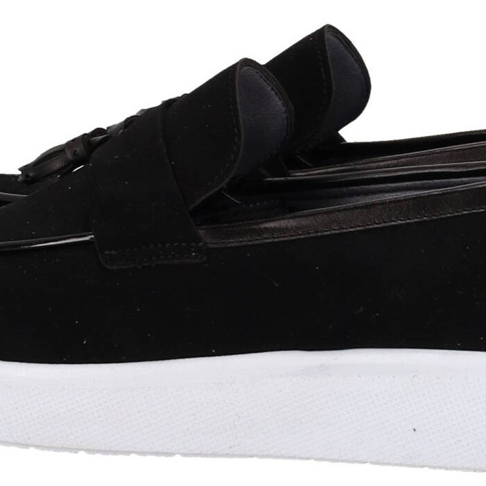Aslan Oglou Aνδρικά Loafers Suede με Chunky Σόλα