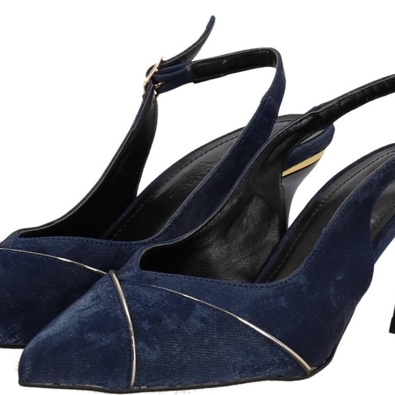 Paylan Γυναικεία Slingback Suede Γόβα με Κοντό Τακούνι Paylan Γυναικεία Slingback Suede Γόβα με Κοντό Τακούνι