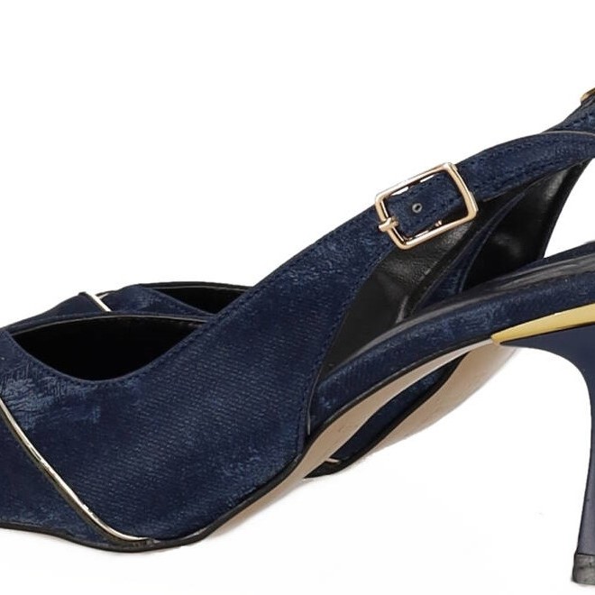 Paylan Γυναικεία Slingback Suede Γόβα με Κοντό Τακούνι Paylan Γυναικεία Slingback Suede Γόβα με Κοντό Τακούνι
