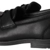 Rakeplus Μπεμπέ Μοκασίνι Loafer σε Μαύρο Δερματίνη με Φούντες