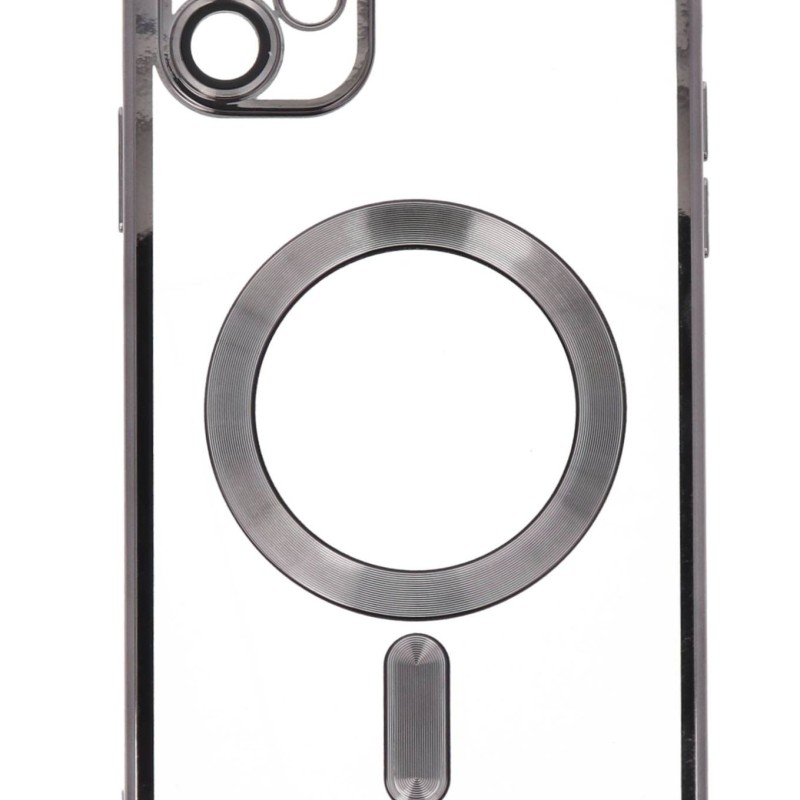 Θήκη Back Cover Σιλικόνης Με Τζαμάκι Κάμερας Και Magsafe (Iphone 11)