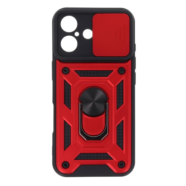 Fashion Case Back Cover Θήκη Armor Case Με Δαχτυλίδι Στήριξης Και Προστασία Κάμερας (Iphone 17)