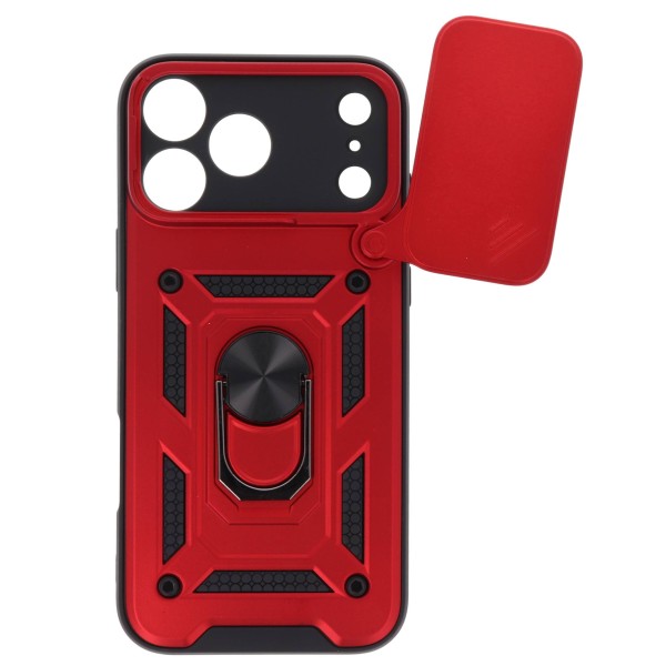 Fashion Case Back Cover Θήκη Armor Case Με Δαχτυλίδι Στήριξης Και Προστασία Κάμερας (Iphone 17 Pro Max) Είδη Τεχνολογίας