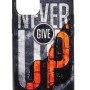 Back Cover Θήκη Με Σχέδιο Never Give Up (Iphone 12 Mini)