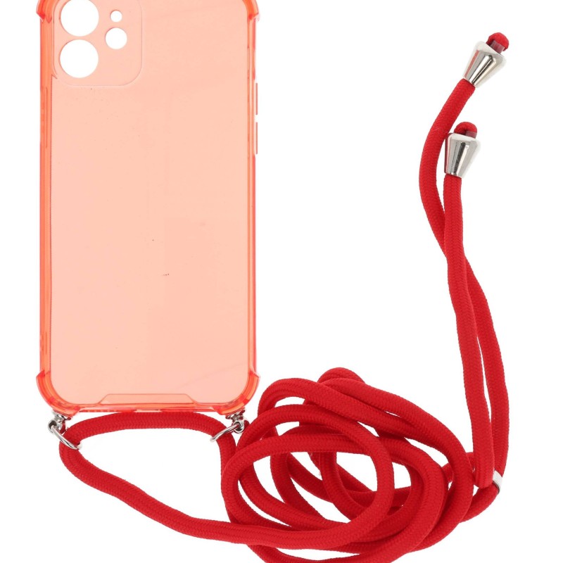 Back Cover Θήκη Σιλικόνης Με Κορδόνι (Iphone 12)
