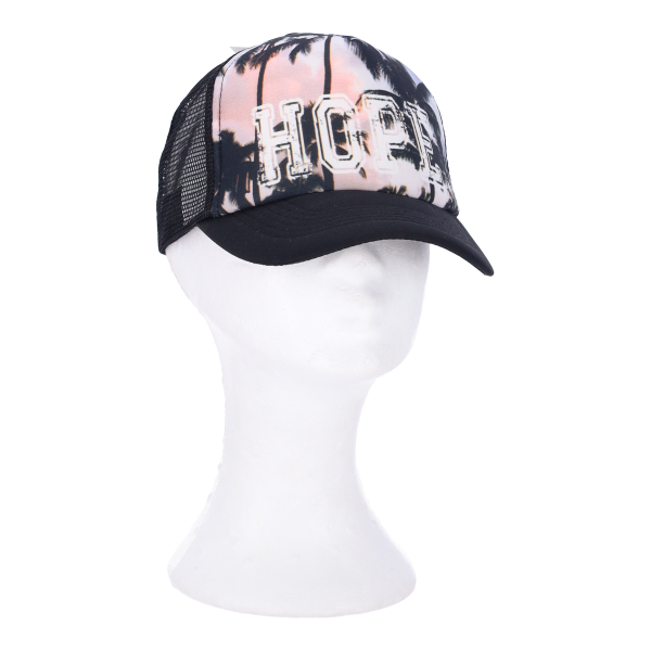 Καπέλο Jockey με Σχέδιο σε Μαύρο χρώμα