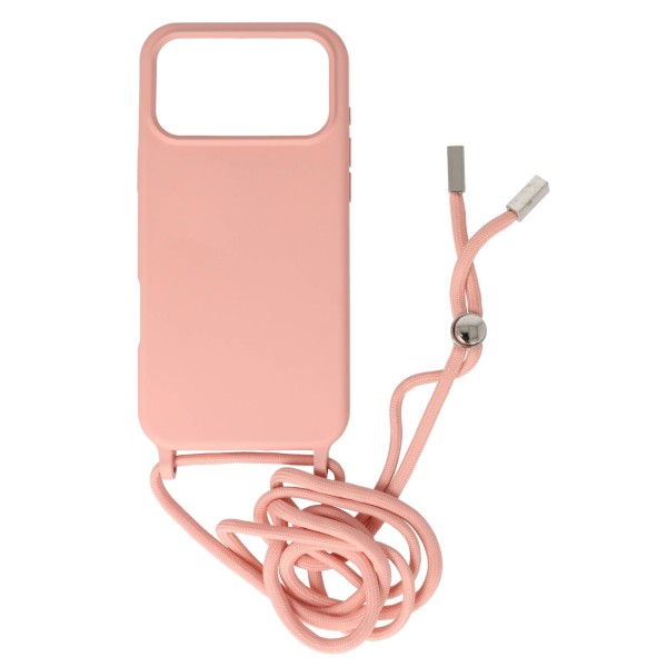 Fashion Case Back Cover Θήκη Σιλικόνης Με Ρυθμιζόμενο Κορδόνι (Iphone 17 Pro Max) Είδη Τεχνολογίας