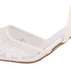 New Collection Νυφική Γόβα Slingback με Πέρλες