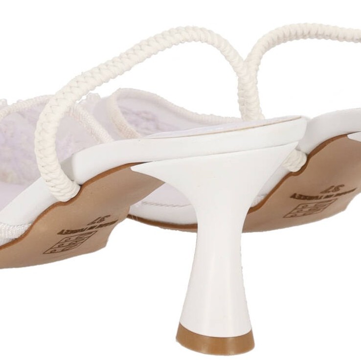 New Collection Νυφική Γόβα Slingback με Πέρλες