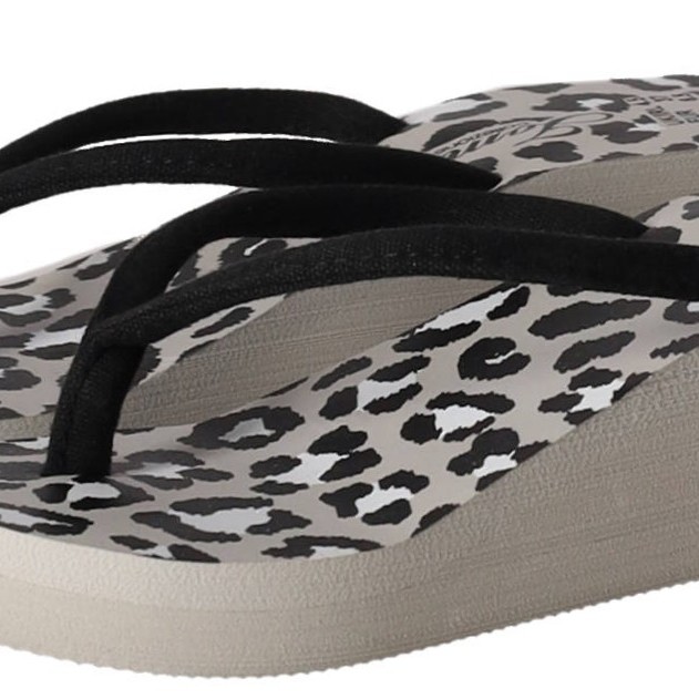 Jomix Shoes Γυναικείες Σαγιονάρες με Πλατφόρμα -Leopar