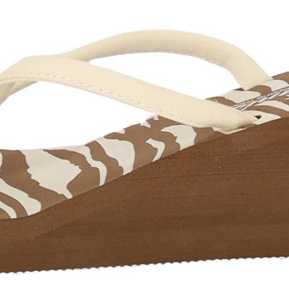 Jomix Shoes Γυναικείες Σαγιονάρες με Πλατφόρμα -Ζεβρέ