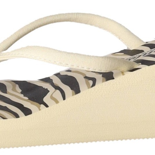 Jomix Shoes Γυναικείες Σαγιονάρες με Πλατφόρμα -Ζεβρέ