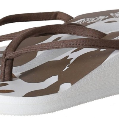 Jomix Shoes Γυναικείες Σαγιονάρες με Πλατφόρμα -Cow Print
