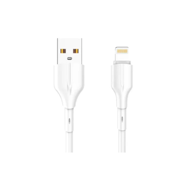 Ldnio LS841 Καλώδιο Φόρτισης Lightning Άσπρο 1m
