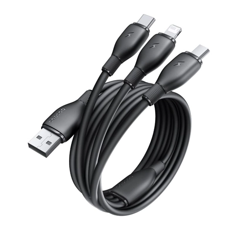 Baseus Καλώδιο USB 3 σε 1 3.5A 1.3m
