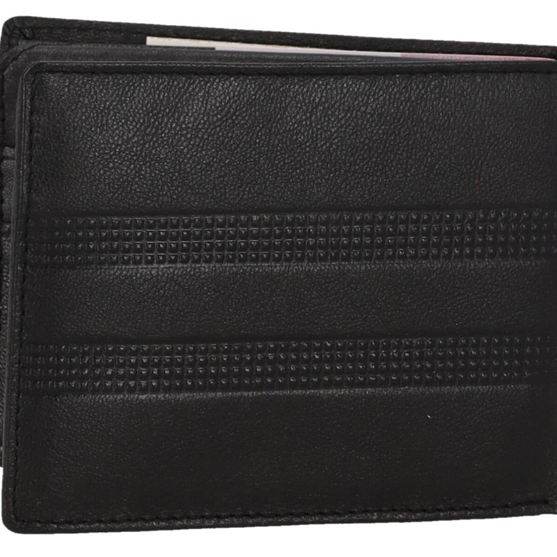 GENUINE LEATHER Ανδρικό Πορτοφόλι Δερμάτινο Με Σχέδιο