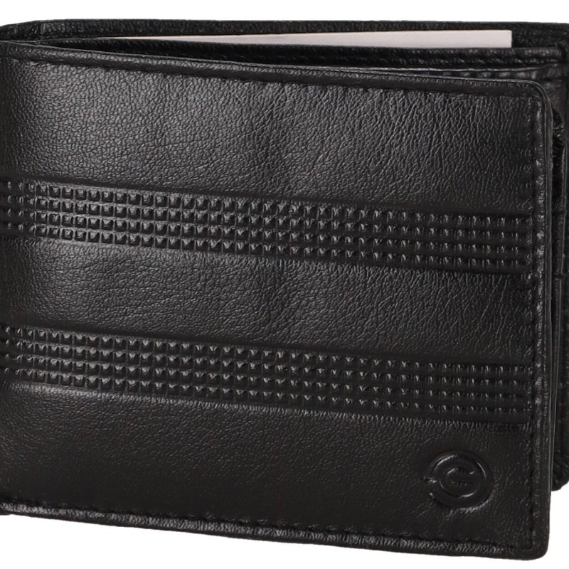 GENUINE LEATHER Ανδρικό Πορτοφόλι Από Γνήσιο Δέρμα Με Σχέδιο GENUINE LEATHER Ανδρικό Πορτοφόλι Από Γνήσιο Δέρμα Με Σχέδιο