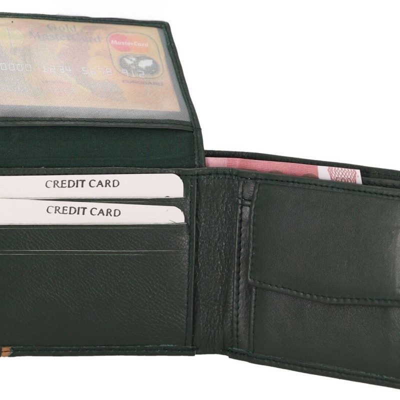 GENUINE LEATHER Ανδρικό Πορτοφόλι Από Γνήσιο Δέρμα