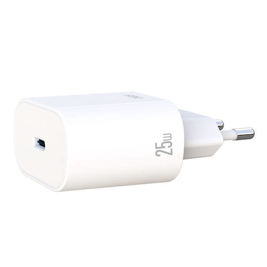XO L91 Αντάπτορας Πρίζας Με Θύρα USB-C 25W