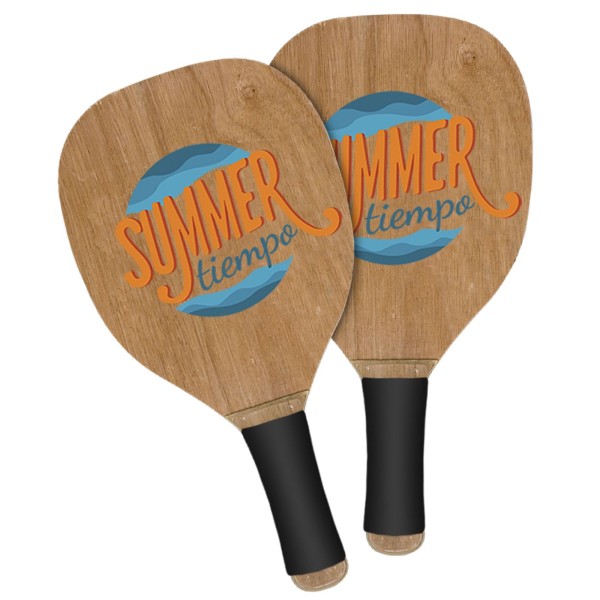 Ρακέτες ξύλινες παραλίας Summer tiempo