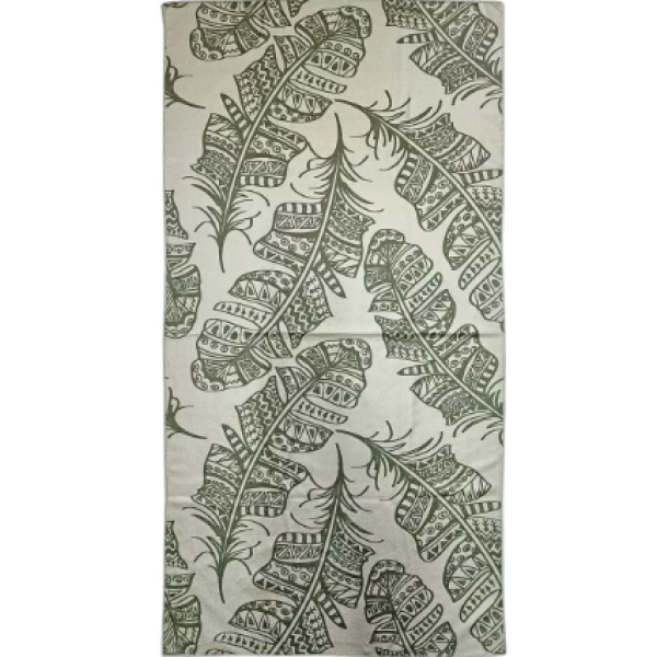 Summer Tiempo Πετσέτα Θαλάσσης Τυπωμένη Microfiber -Φτερά 70x140cm