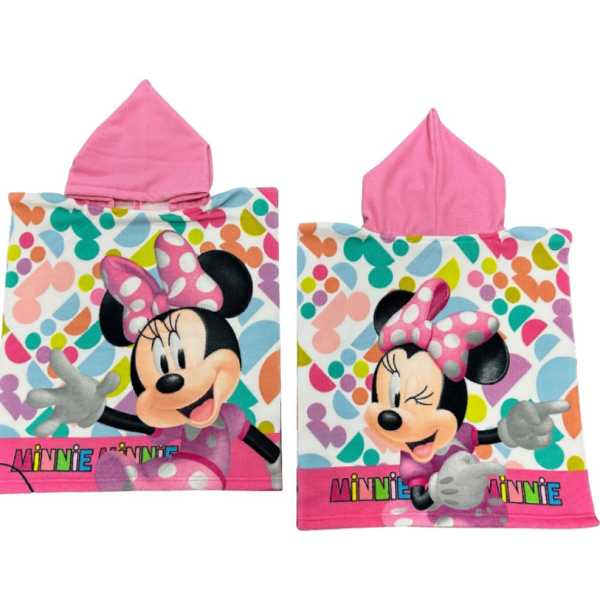 Disney Πετσέτα Θαλάσσης Πόντσο Μικροίνες -Minnie 100x50cm
