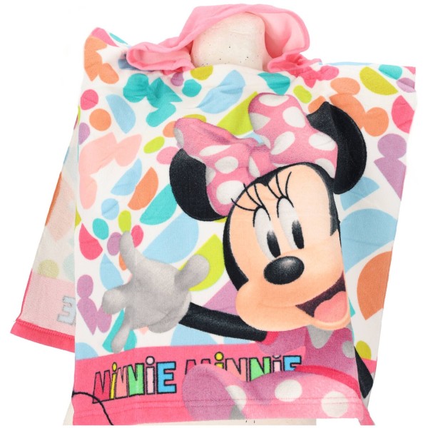 Disney Πετσέτα Θαλάσσης Πόντσο Μικροίνες -Minnie 100x50cm