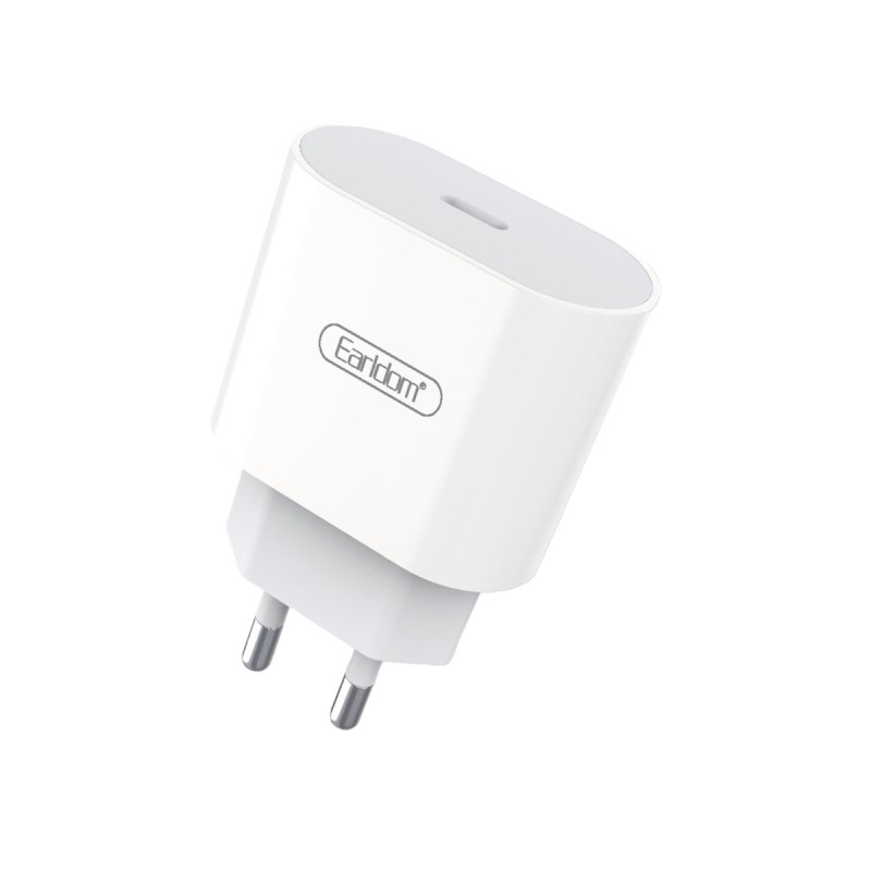 Earldom ES-EU4 Αντάπτορας Φόρτισης Με Θύρα USB-C 20W
