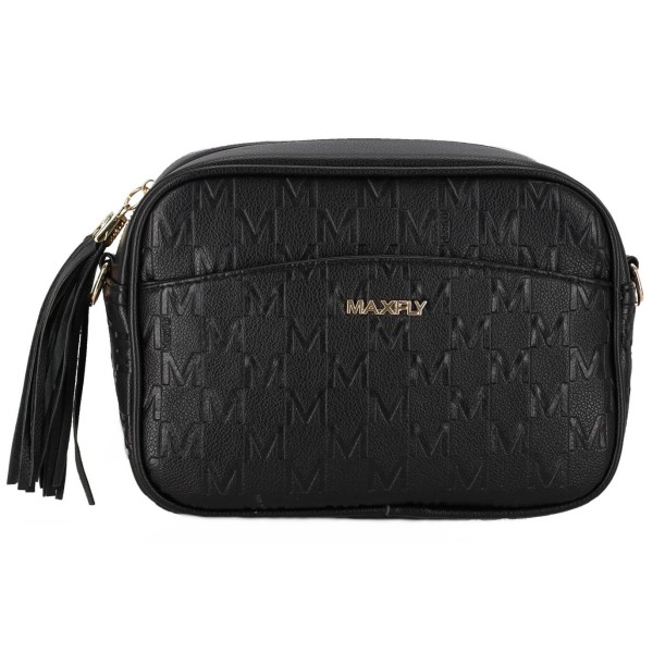 Maxfly Γυναικεία Μεγάλη Τσάντα Χιαστί από Δερματίνη