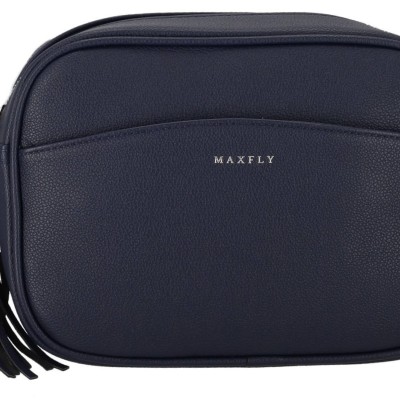 Maxfly Γυναικεία Μεγάλη Τσάντα Χιαστί από Δερματίνη