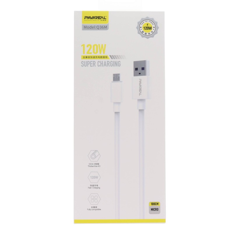 Pavareal Q36M Micro Καλώδιο 120W 1m