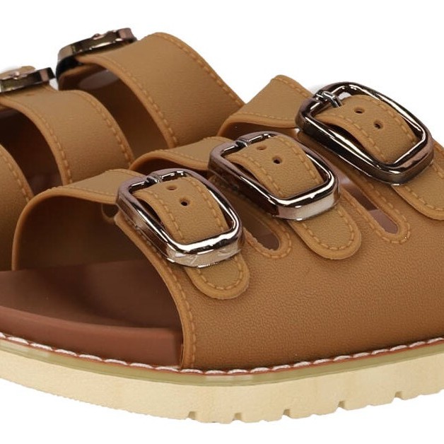 S Comfy Πλαστικές Γυναικείες Παντόφλες Με 3 Λουράκια S Comfy Πλαστικές Γυναικείες Παντόφλες Με 3 Λουράκια