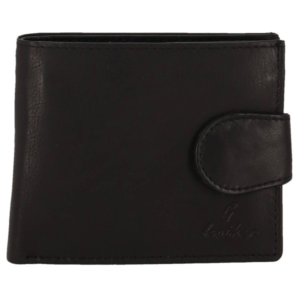 GENUINE LEATHER Ανδρικό Πορτοφόλι Δερμάτινο Με Κούμπωμα